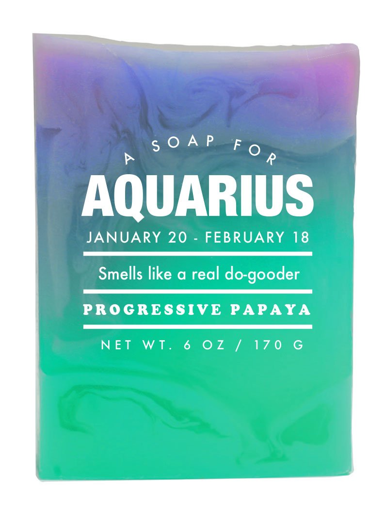 Aquarius Astrology Soap