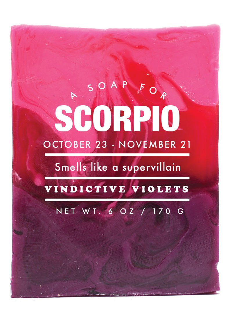 Scorpio Astrology Soap