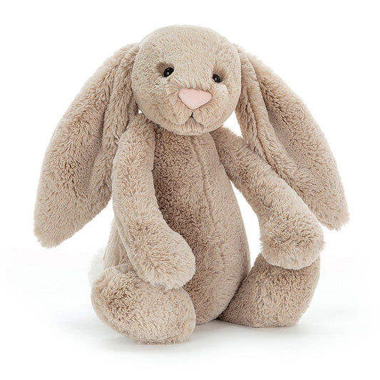 Bashful Beige Bunny Plush Toy