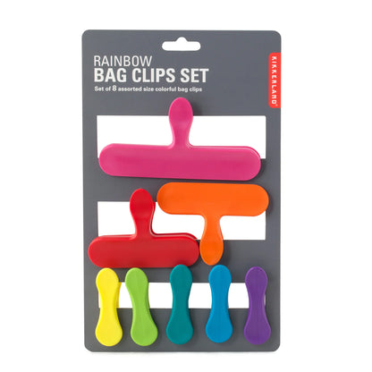 Rainbow Bag Clips Assorted Sizes