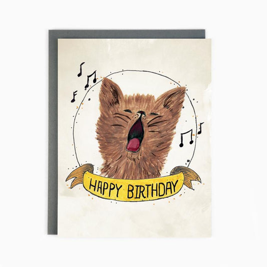 Birthday Cat Card