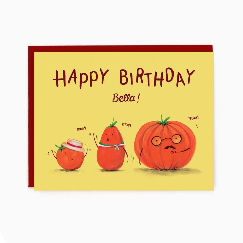 Birthday Tomatoes Card