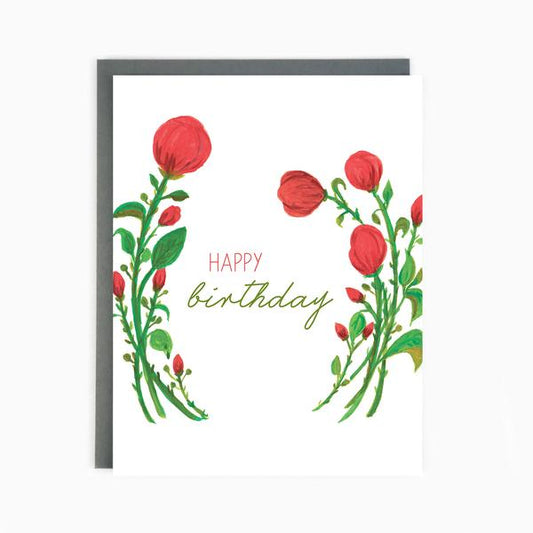 Birthday Roses Card