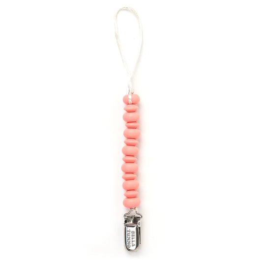 Pink Pacifier Clip