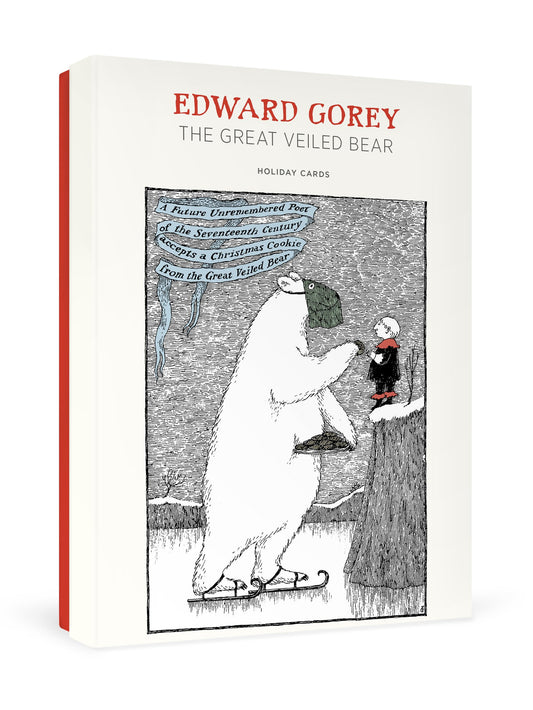 Edward Gorey The Great Veiled Bear Holiday Boxed Cards