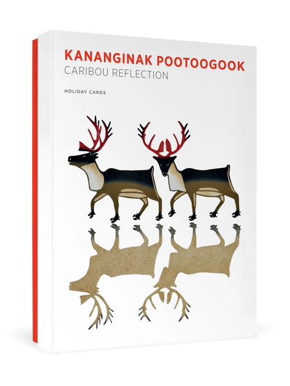 Kananginak Pootoogook Caribou Reflection Holiday Cards