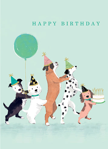 Dog Conga Card