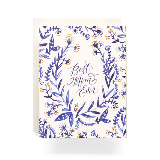 Cobalt & Canary Mothers Day Card