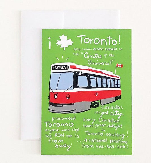 Toronto Streetcar Card
