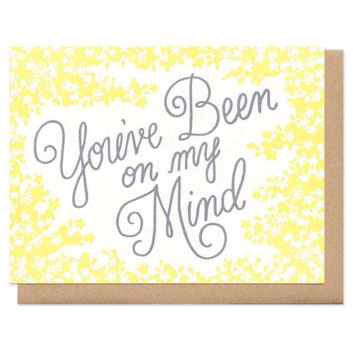 You've Been on My Mind Greeting Card