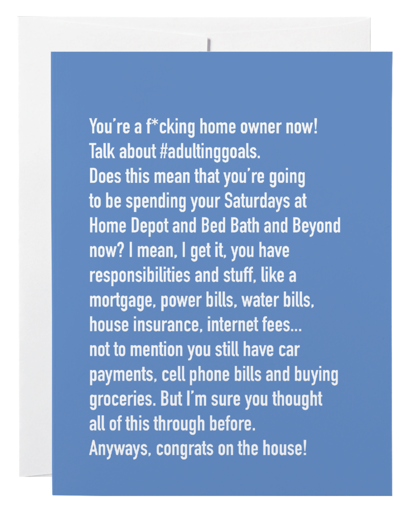 Home Owner - Chatty Cathy Card
