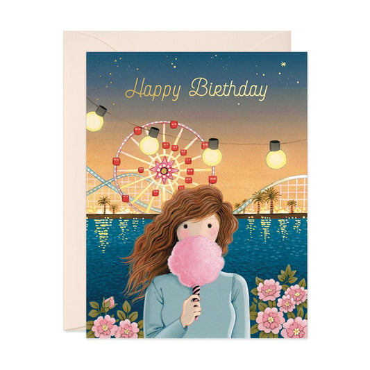 Cotton Candy Birthday Card