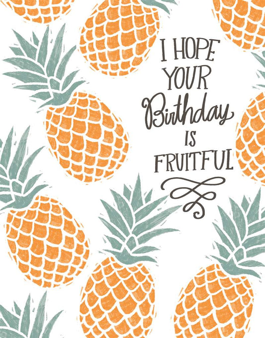 Hope Your Birthday Is Fruitful Card