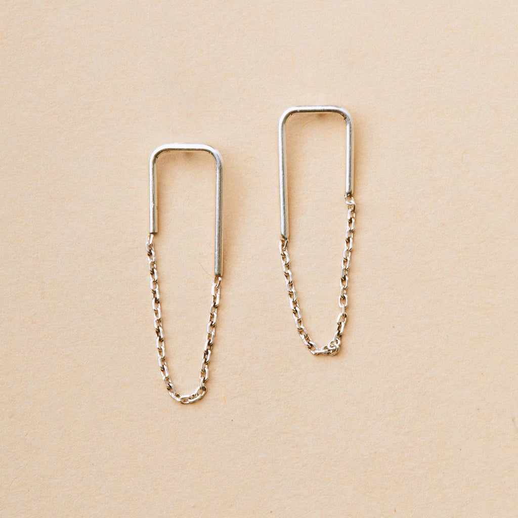 Refined Earring Collection - Filament Stud Sterling Silver
