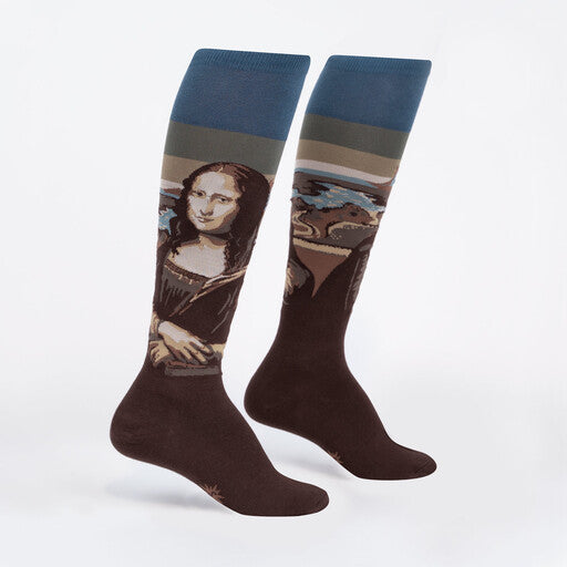 Knee High Funky The Mona Lisa Socks