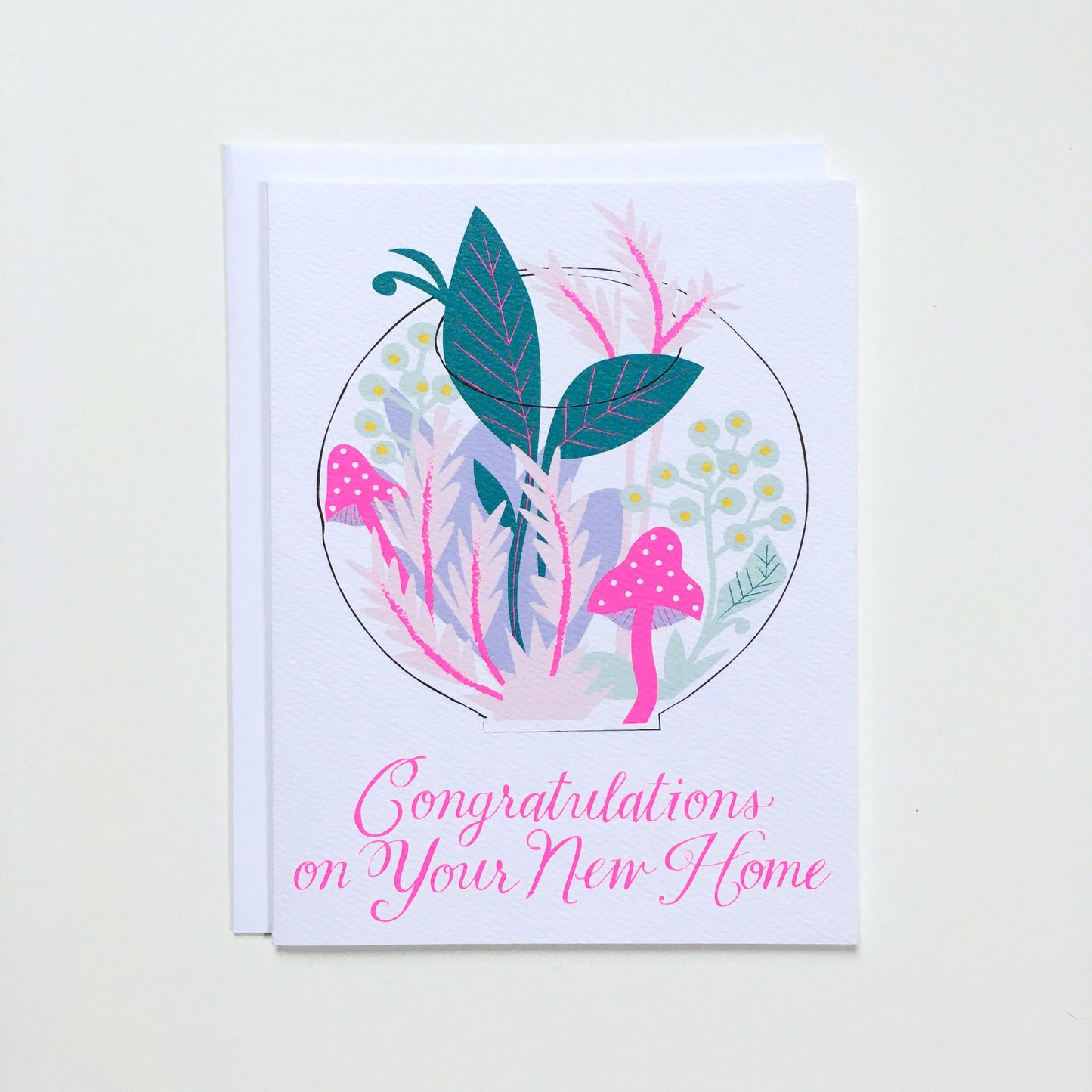 Terrarium New Home Card