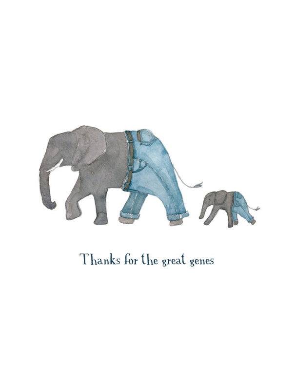 Elephant Genes Card
