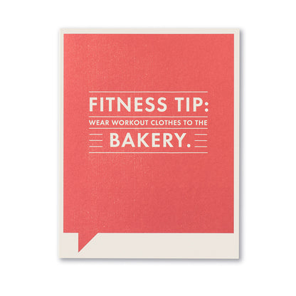 F&F Fitness Tip Card