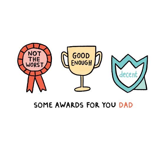 Awards Dad Card