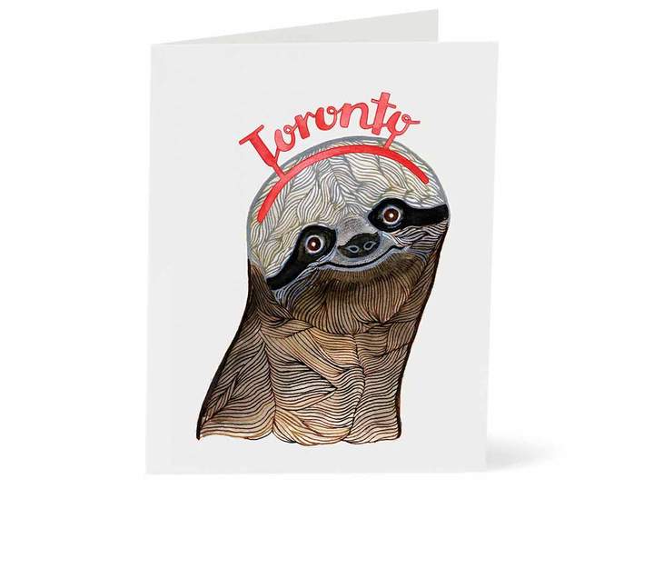 Sloth Toronto Card