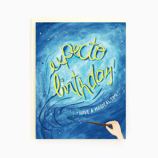 Expecto Birthday Card