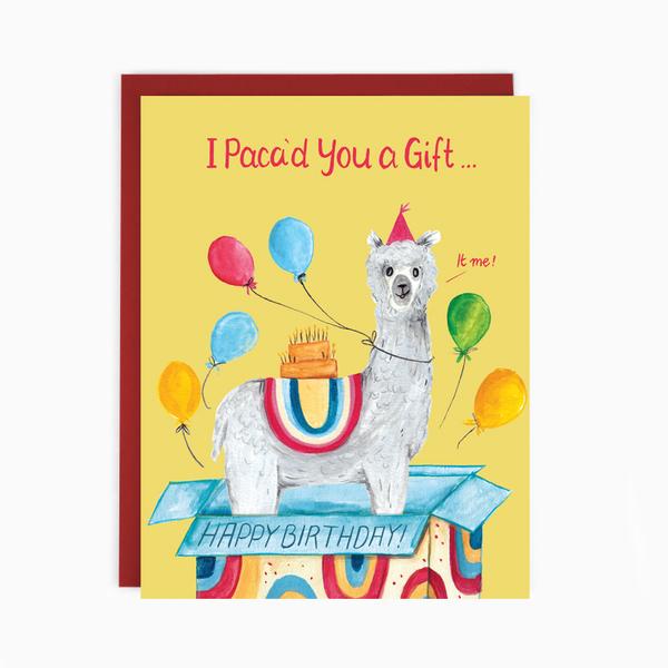 Birthday Alpaca Card