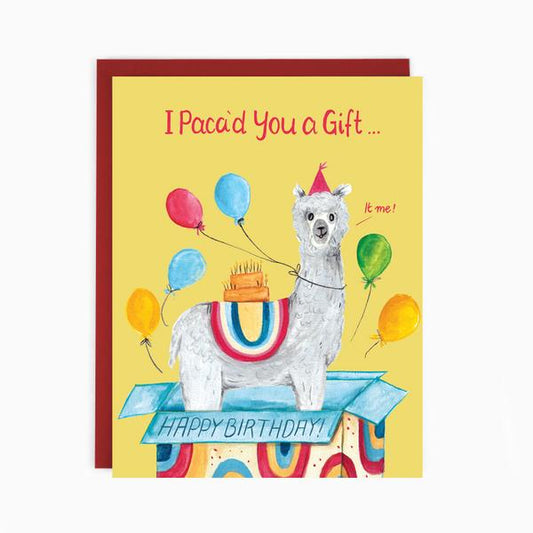 Birthday Alpaca Card