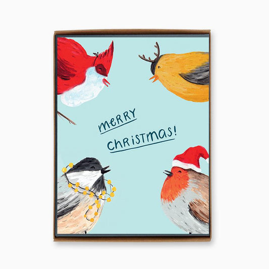 Christmas Bird Boxed Cards