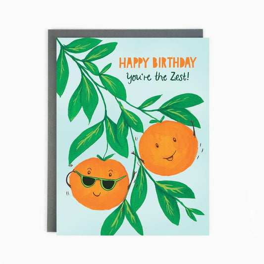 Birthday Orange Card