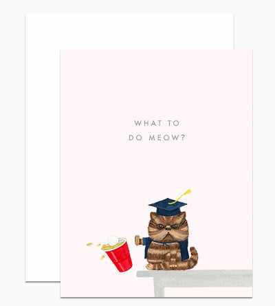 What To Do Meow Card