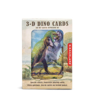 Dinosaur 3D Playing Card