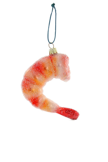 Shrimp Glass Ornament