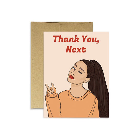 Ariana Grande Thank You Next Card