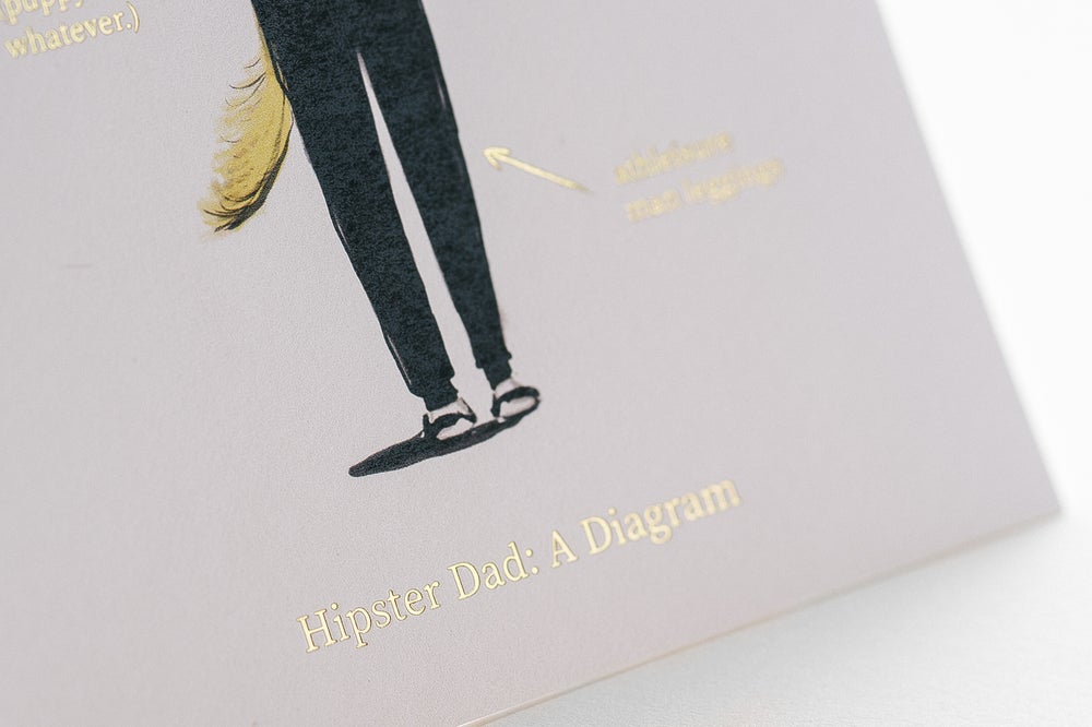 Hipster Dad Card