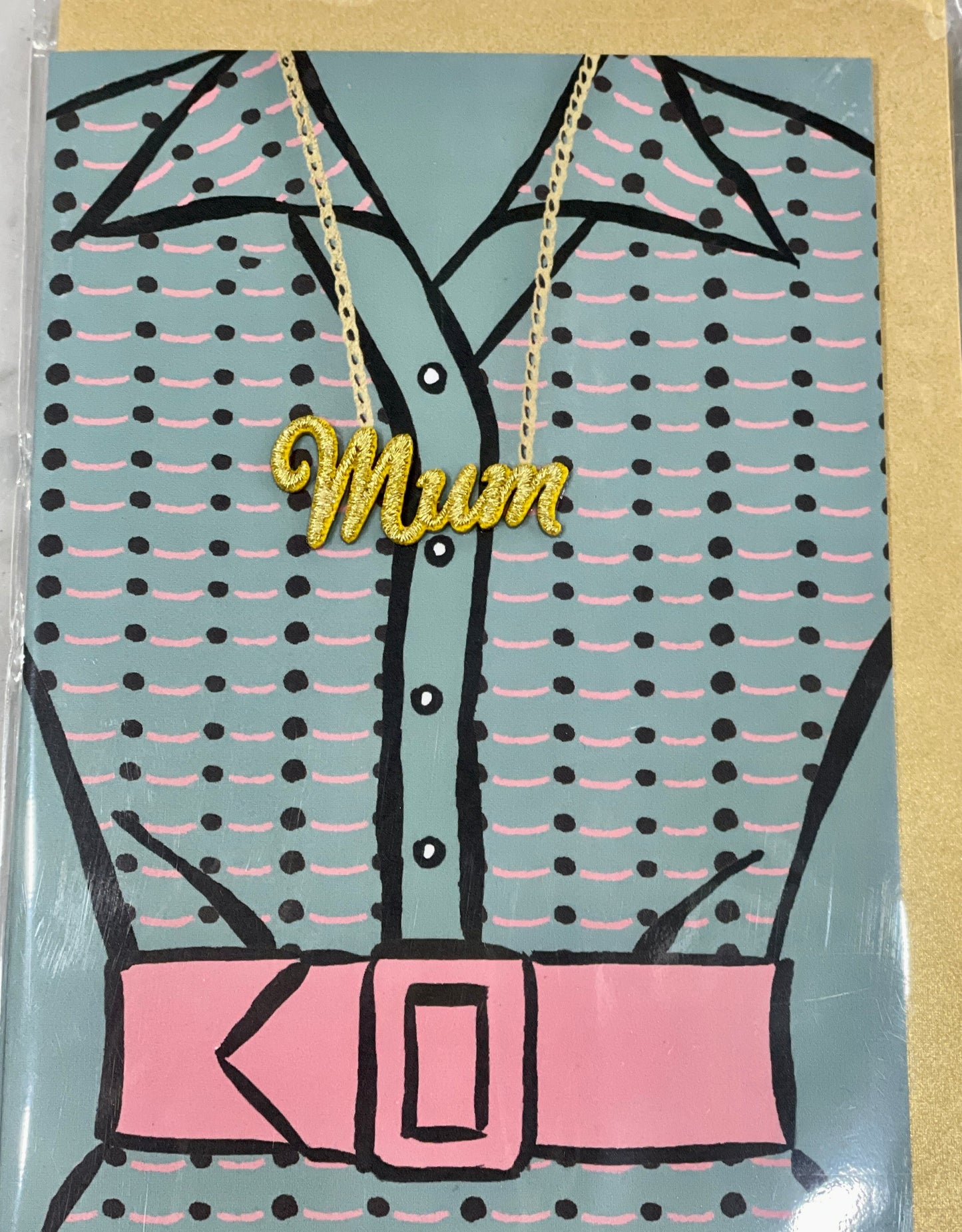 Gold Mum Card