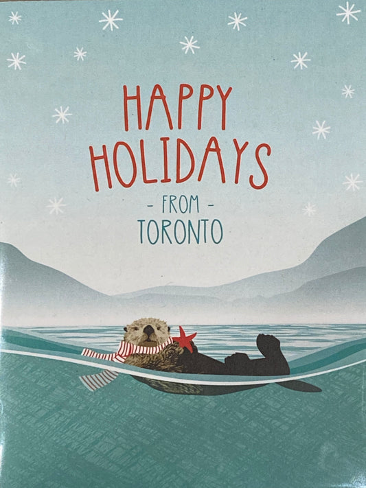 Toronto Holiday Card Otter