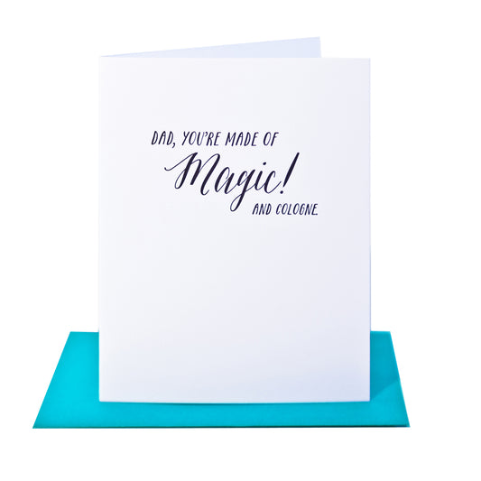 Magic And Cologne Card