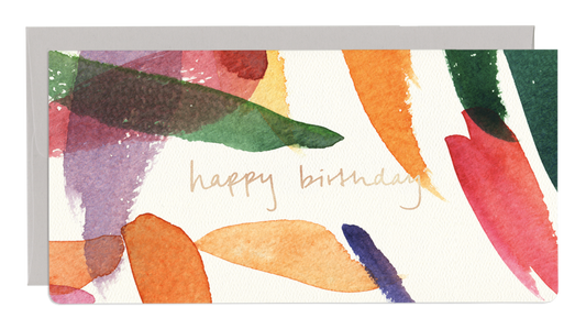 Colourful Birthday Monarch Card