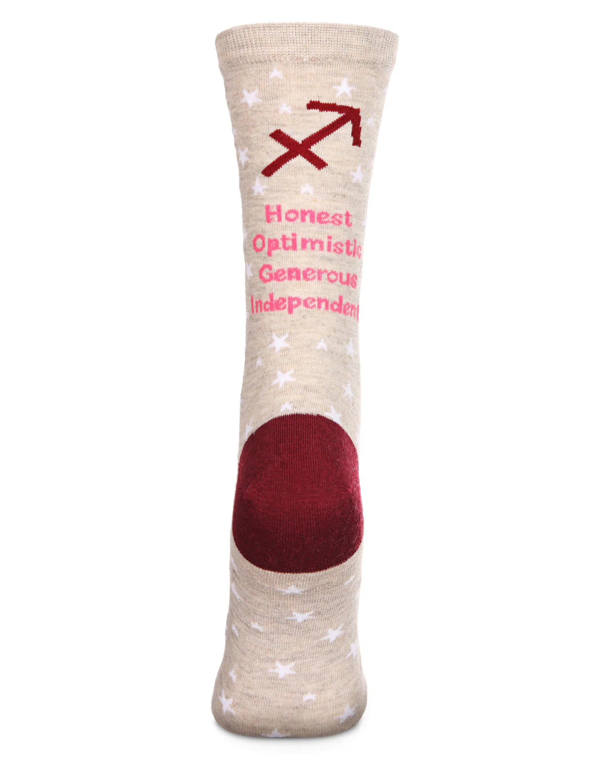 Sagittarius Zodiac Sign Crew Hemp Heather Socks