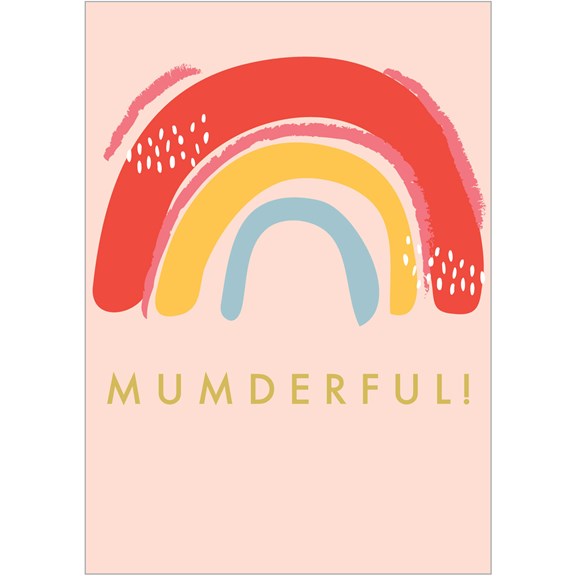Think Of Me Mumderful Rainbow Card