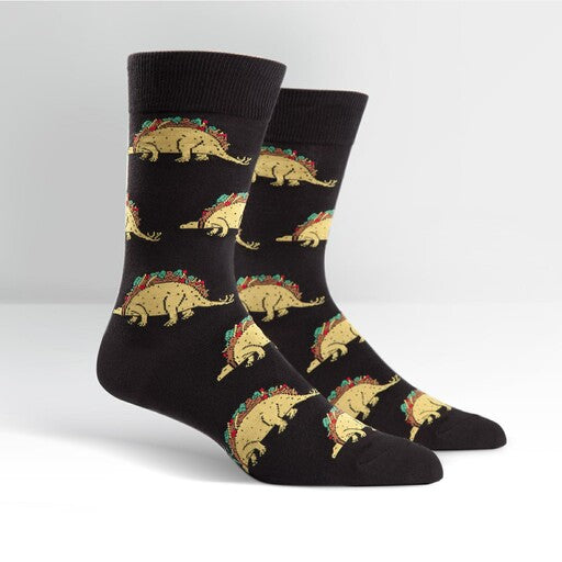 Men’s Crew Socks Tacosaurus