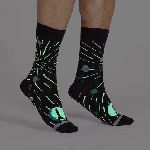 Men's Crew Socks Speed Of Feet Glow