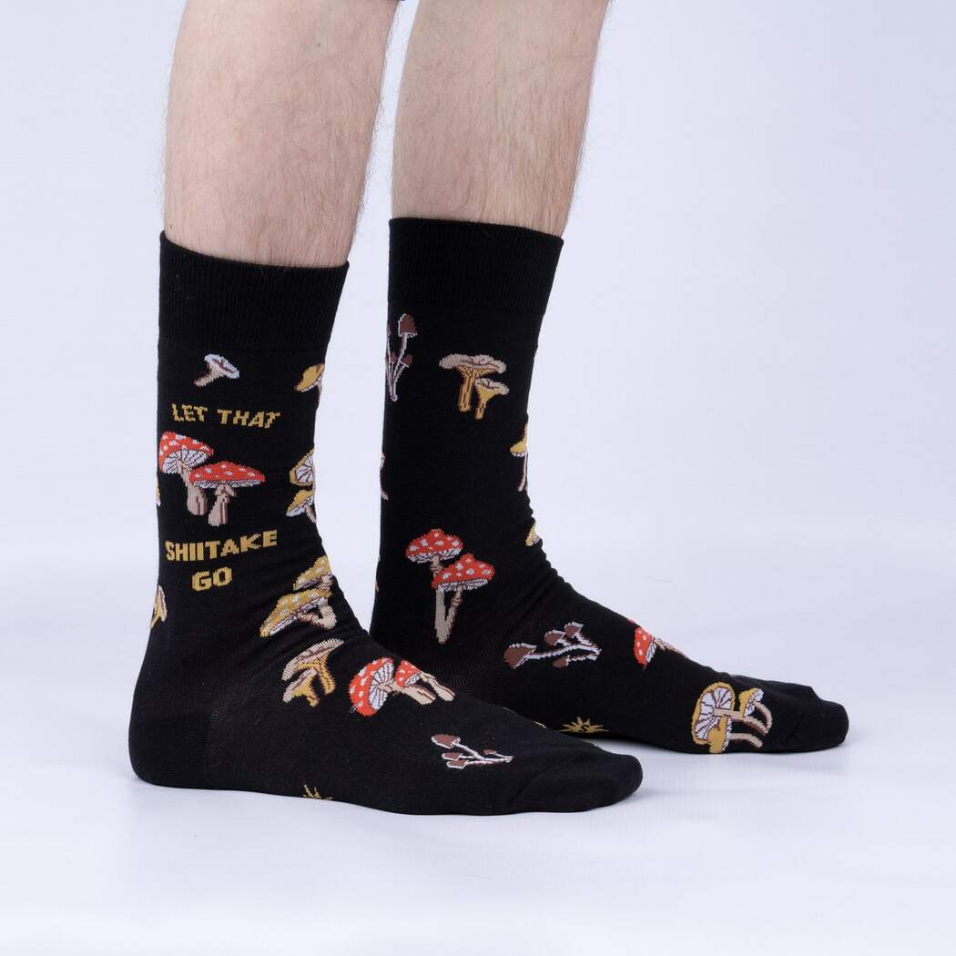 Men's Crew Let That Shitake Go Socks