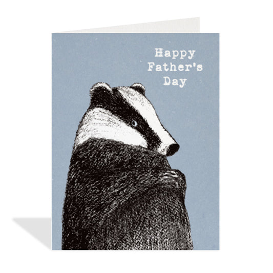 Badger Father Day Card
