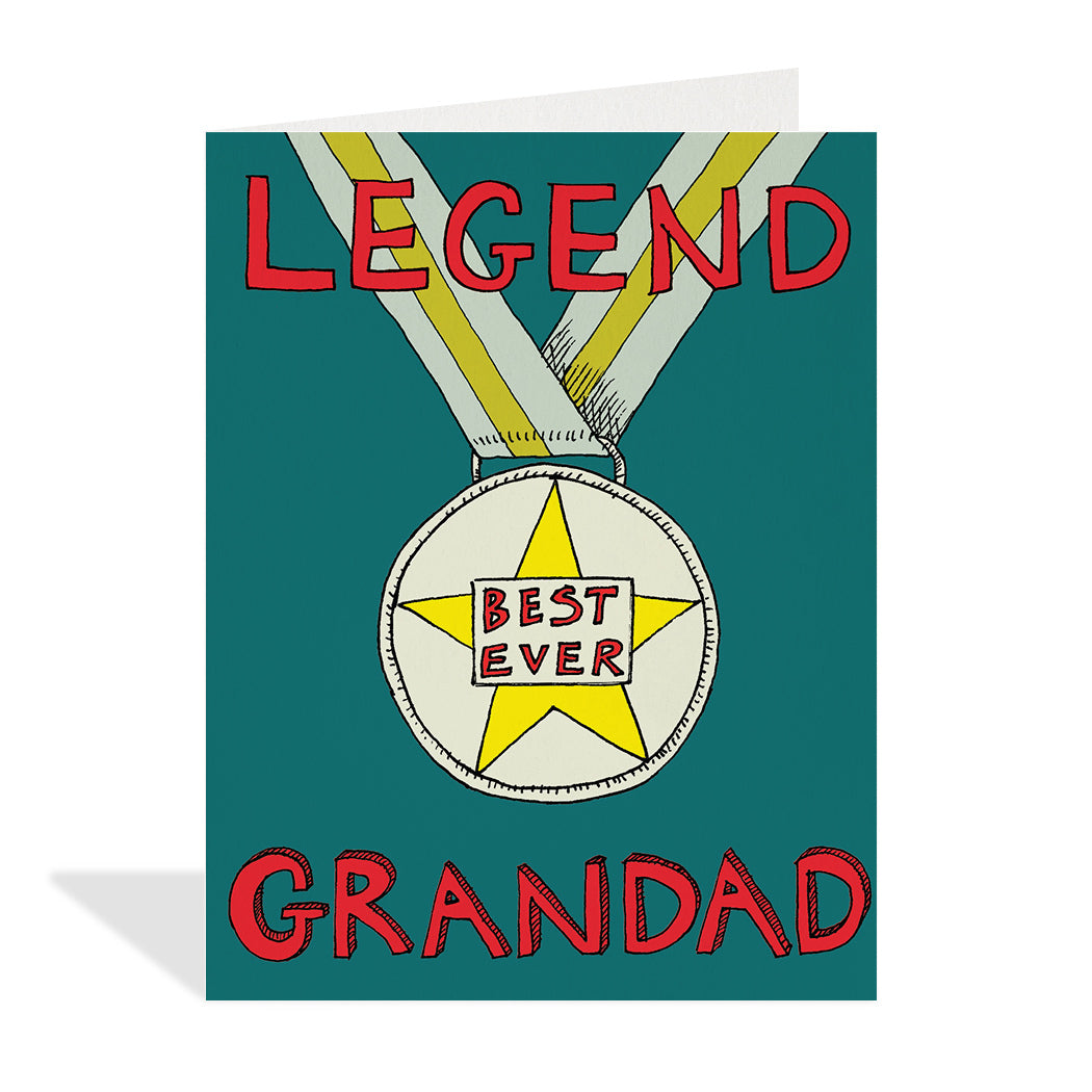 Grandad Medal Card
