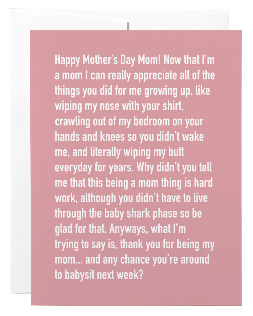 Mom To Mom - Chatty Cathy Card