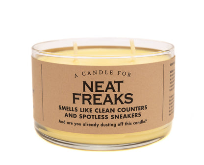 Candle For Neat Freaks
