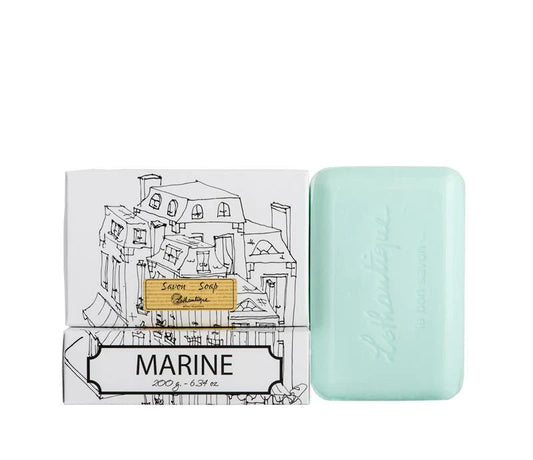 White Boxed Bar Soap Marine
