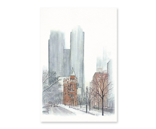 Postcard Toronto Gooderham (Flatiron) Building