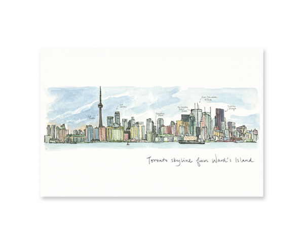 Postcard Toronto Skyline